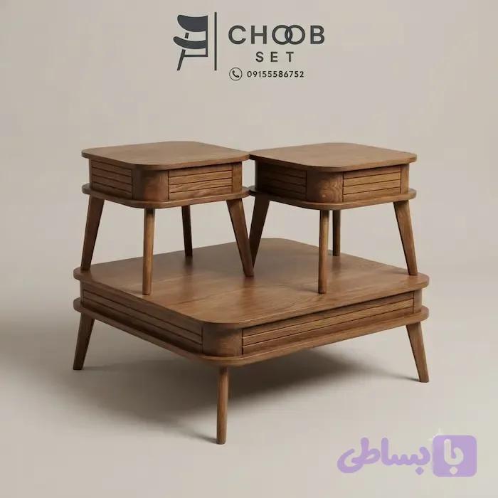 میز جلو مبلی خطی کد ۴