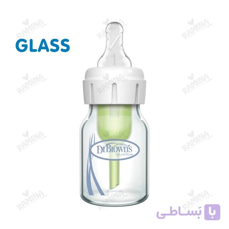 شیشه شیر پیرکس 60 میل ضد نفخ دکتر براون Dr Brown’s — تصویر 1