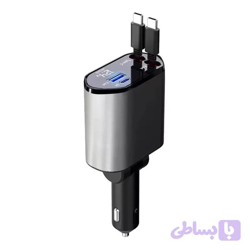 شارژر فندکی غول سوپر فست شارژ ۴ کاره برند چیتا cheetah اورجینال 120 وات — تصویر 1