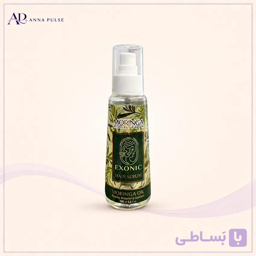 سرم تقویت کننده مو حاوی روغن مورینگا اکسونیک حجم 100 میلی لیتر
