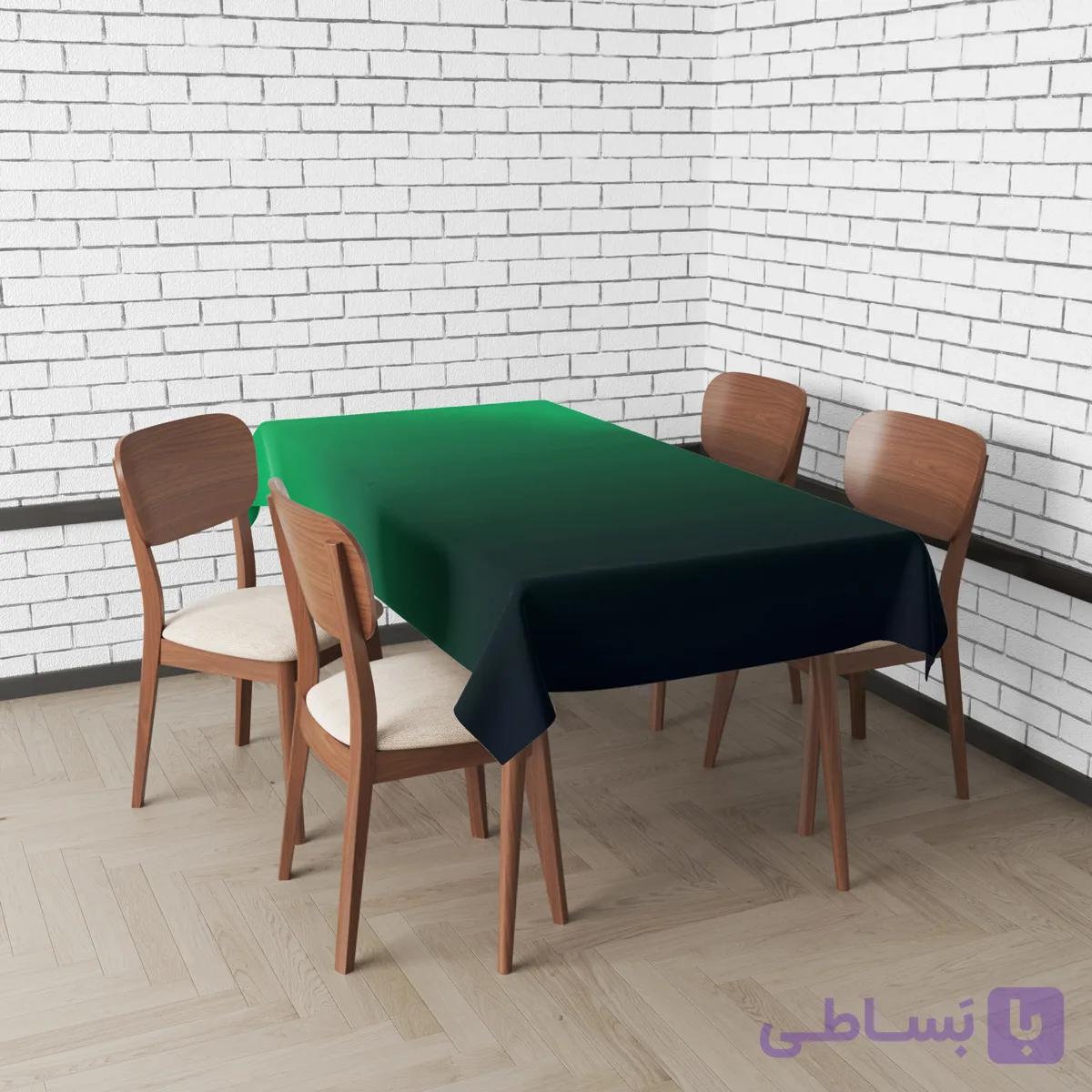رومیزی طرح دورنگ — تصویر 1
