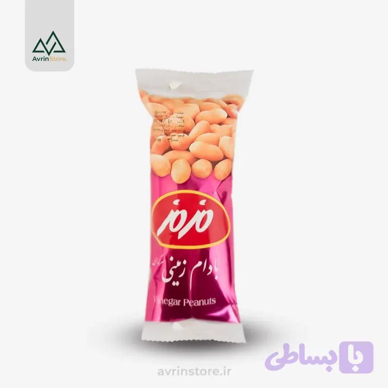 بادام زمینی سرکه ای مزمز
