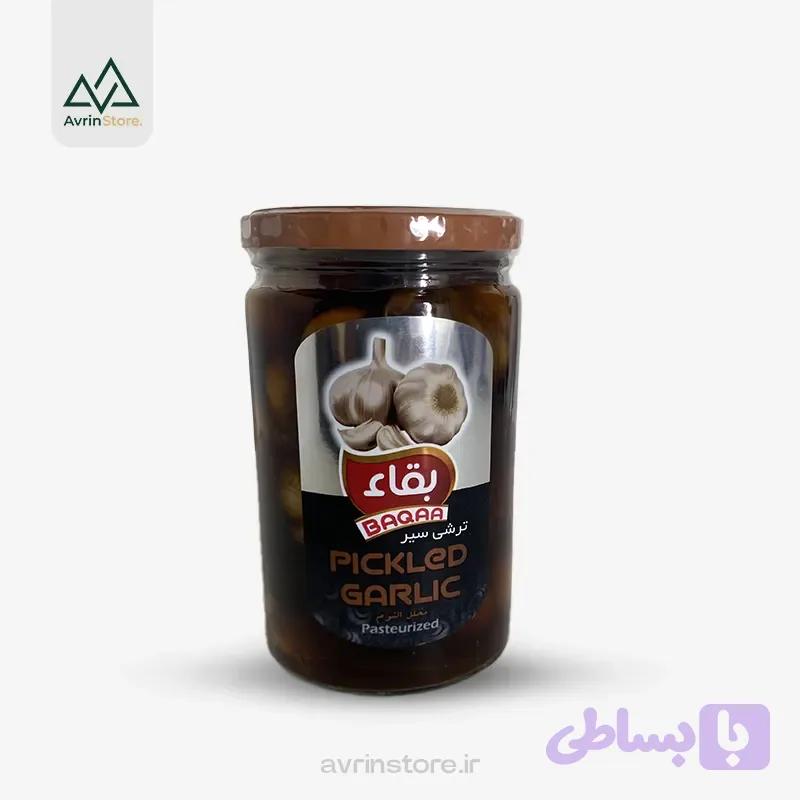 ترشی سیر گل 660 گرم بقا