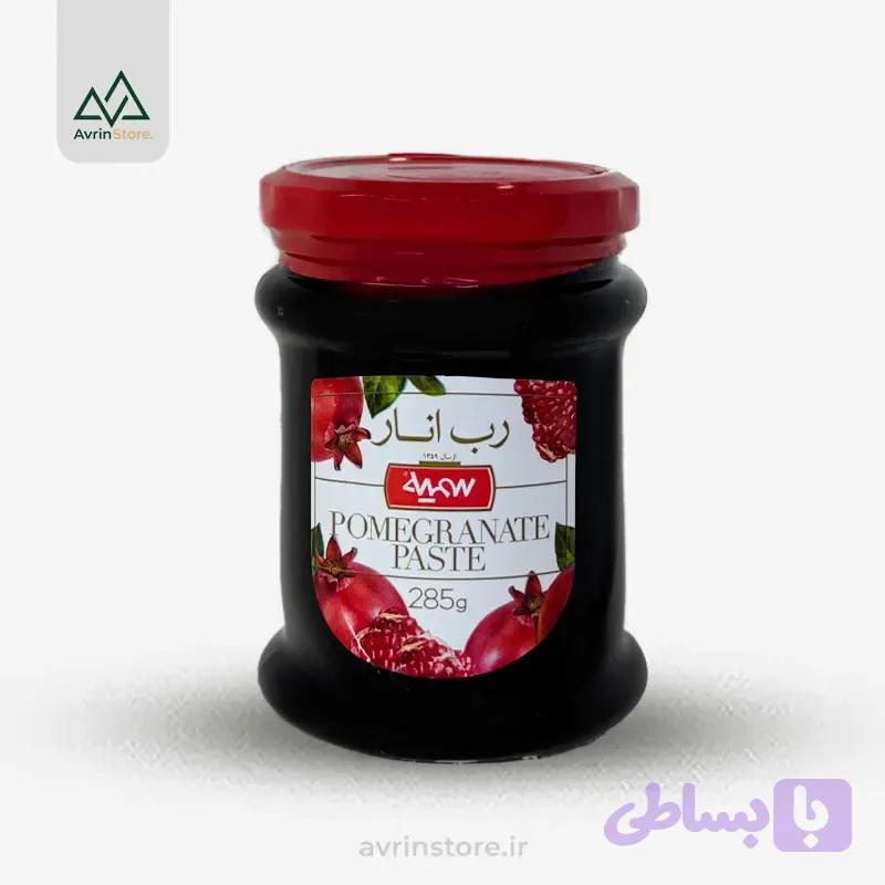 رب انار شیشه 285 گرمی سمیه