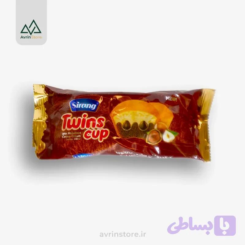 کیک دو قلو دو رنگ سیرنگ