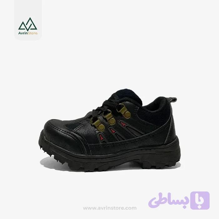 کفش نیم بوت بچگانه مدل M1002 مشکی — تصویر 1