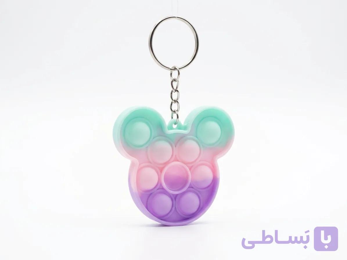 جاکلیدی فانتزی سیلیکونی طرح فیجت کد02