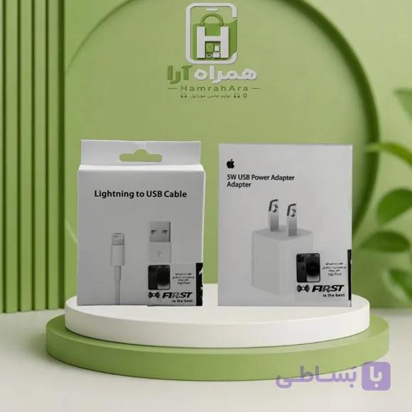 شارژر آیفون 6 تا آیفون x اورجینال با کابل اصل
