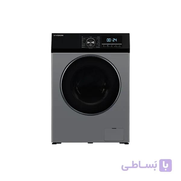 ماشین لباسشویی ایکس ویژن مدل TP82-BSD رنگ نقره ای — تصویر 1
