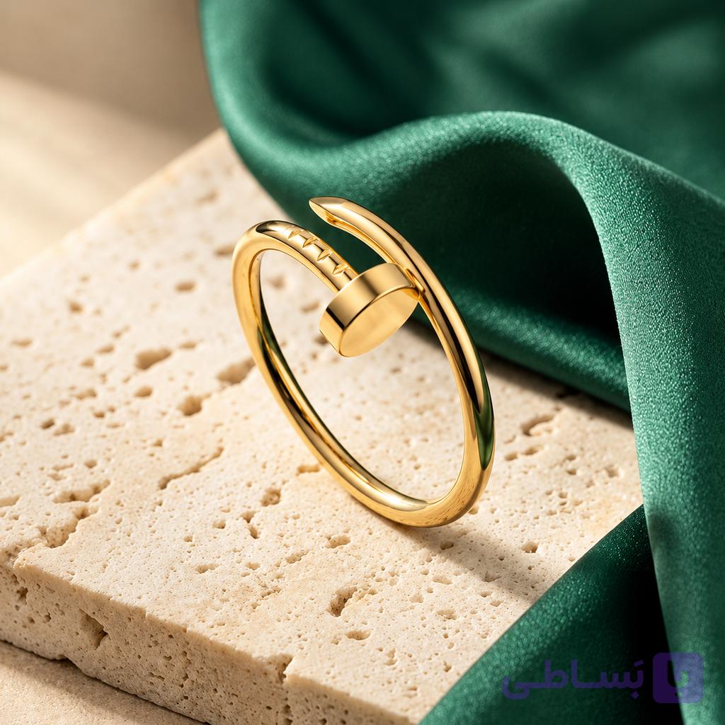 انگشتر زنانه کارتیر میخی (کد۳۰۰۹)؛شکوه بی‌پروای جسارت؛