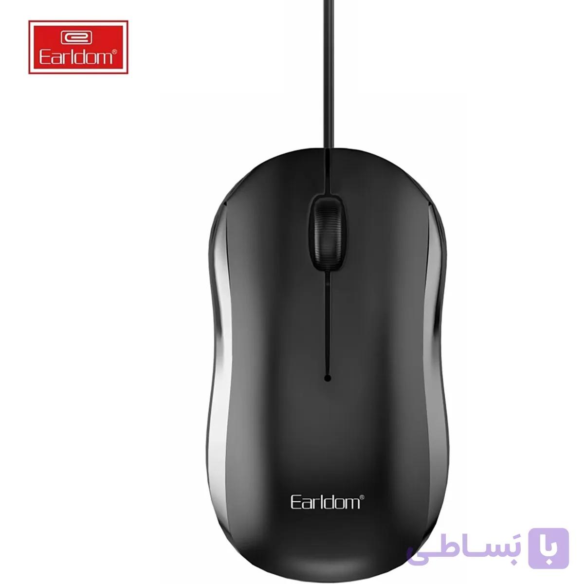 ماوس سیمی USB ارلدام Earldom KM3 | ماوس کامپیوتر و لپ‌تاپ