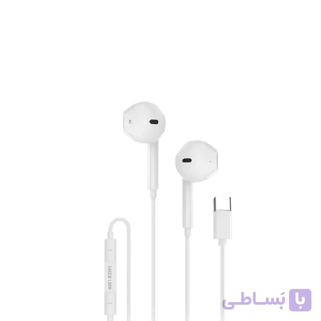 هندزفری سیمی تایپ سی گرین لاین Green Lion Stereo Earphone Type-C — تصویر 1
