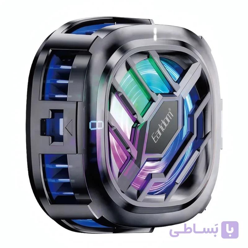 فن خنک کننده گوشی گیمینگ ارلدام Earldom F12 | کولر موبایل مخصوص بازی — تصویر 1