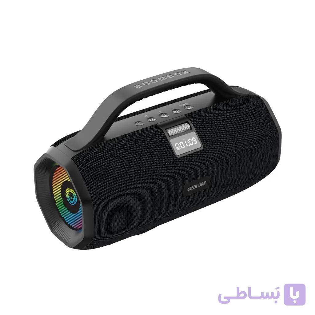 اسپیکر بلوتوثی گرین لاین Green Lion Boom Beats | نورپردازی RGB — تصویر 1
