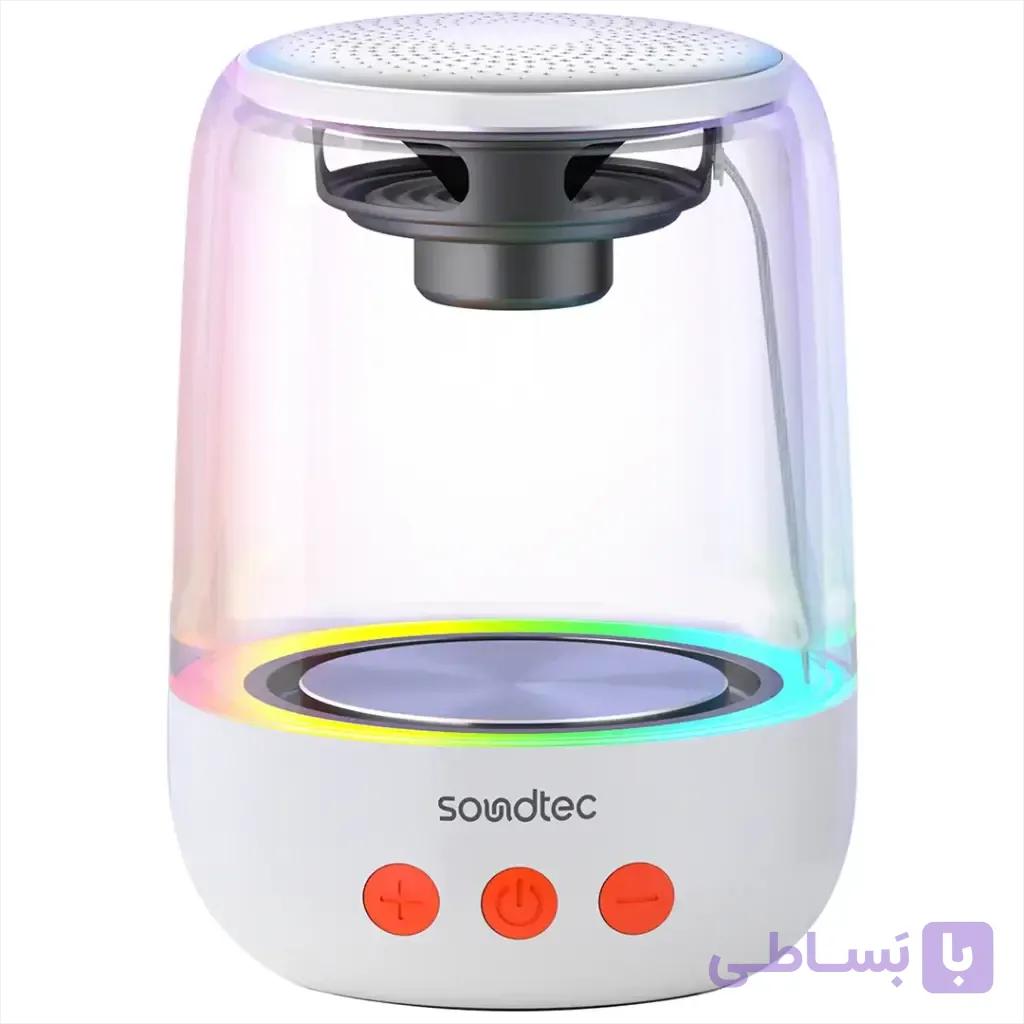 اسپیکر بلوتوثی مینی پرودو Soundtec Crystal-Glow — تصویر 1