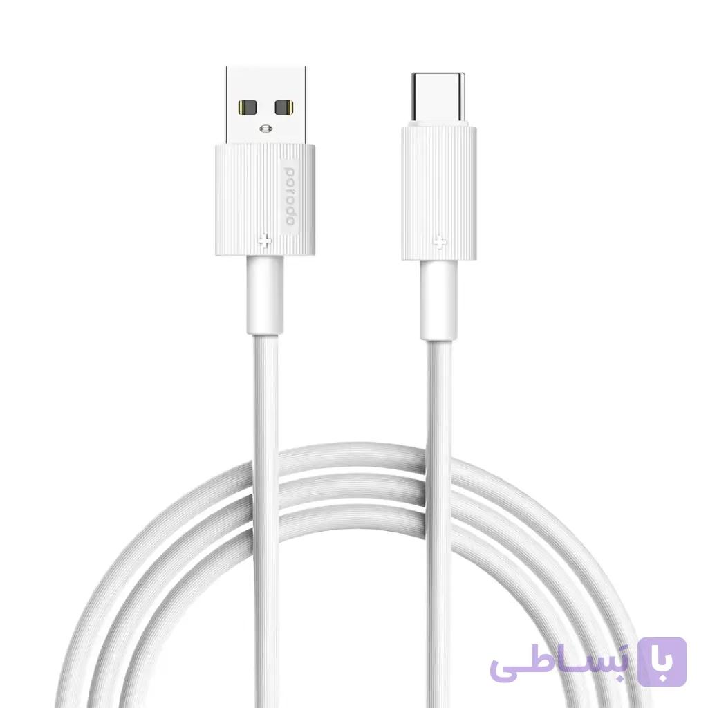 کابل شارژر USB-A به USB-C مقاوم پرودو — تصویر 1