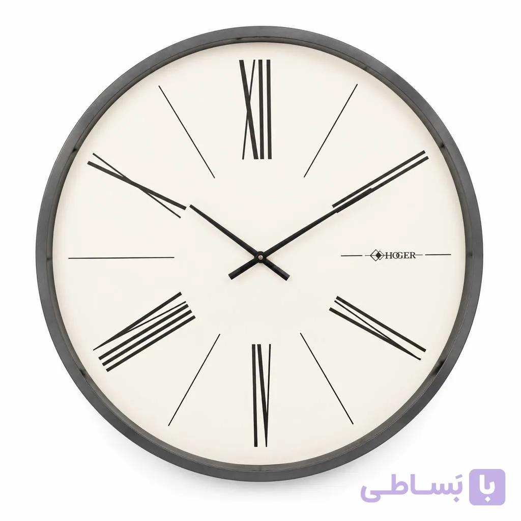 ساعت دیواری HOGER کد 140 طوسی