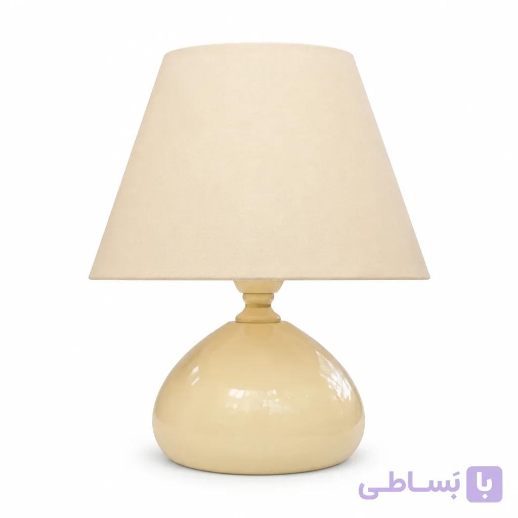 آباژور رومیزی کد 501 کرم