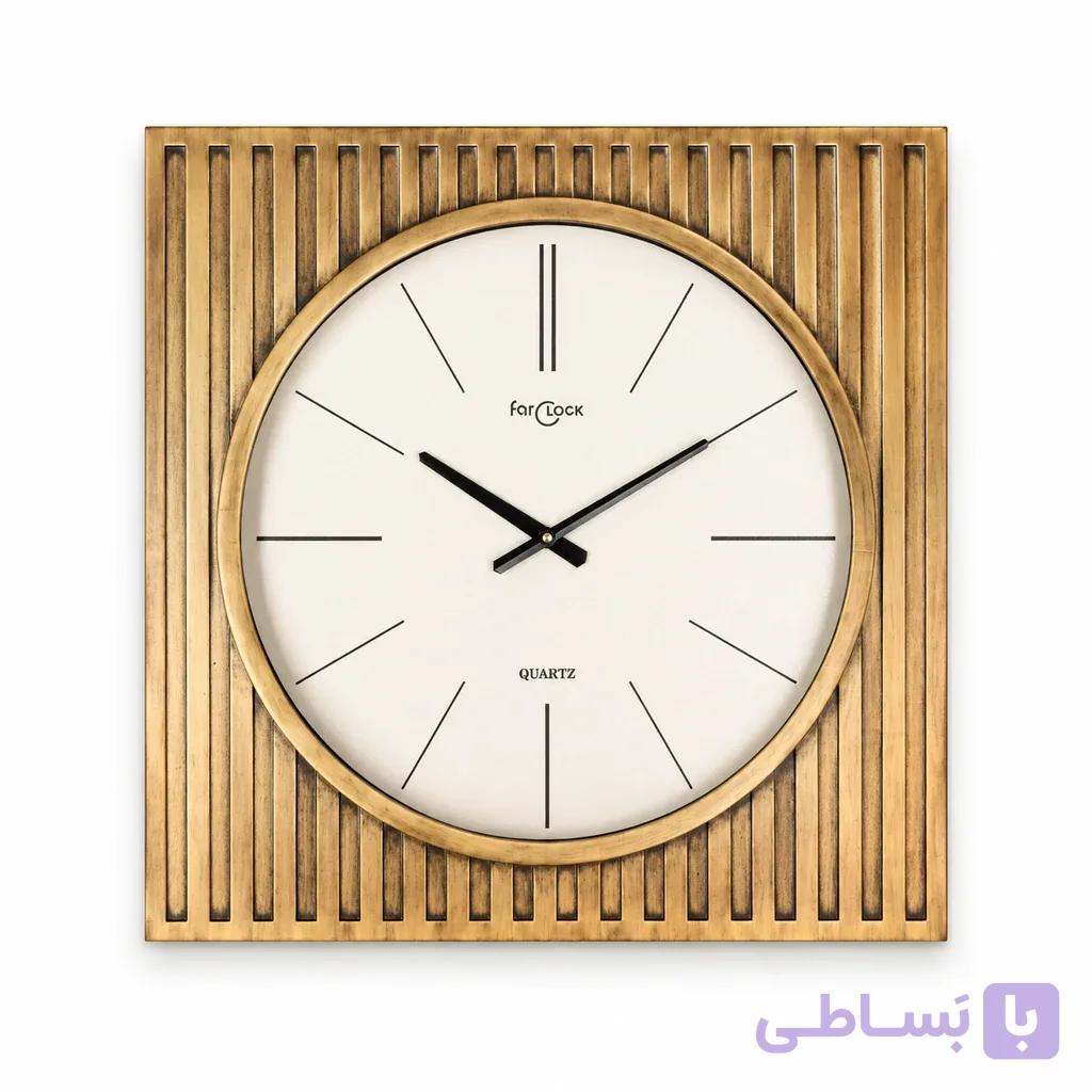 ساعت دیواری HOGER کد 8040 طلایی