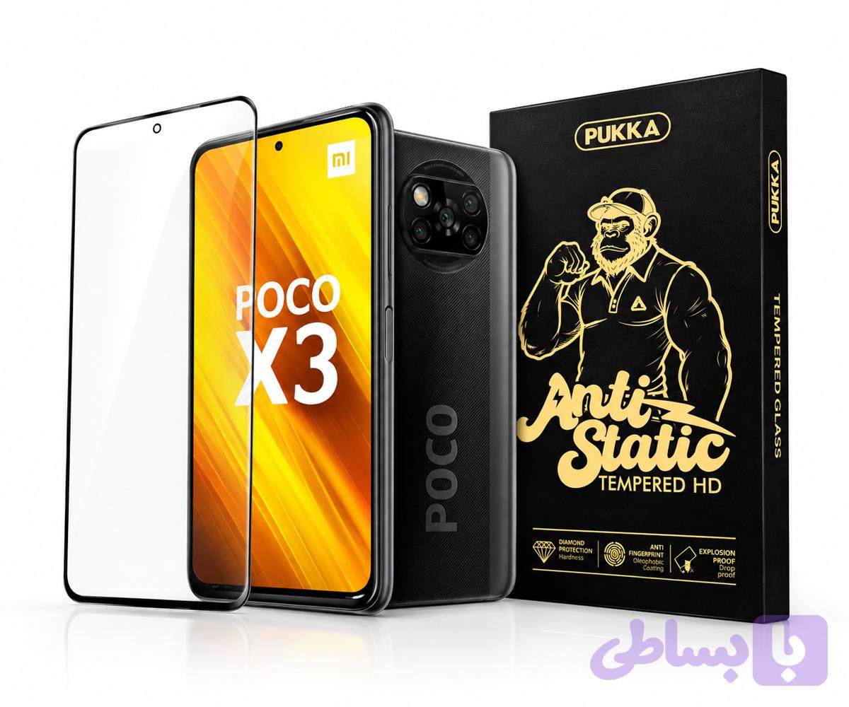 گلس آنتی استاتیک برند پوکا X3 کیفیت چسب درجه یک