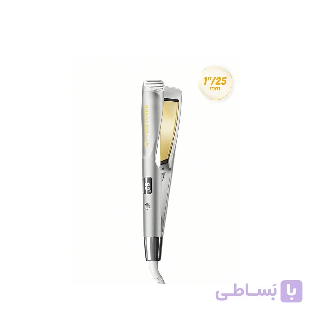 اتو و حالت دهنده مو شیگلم مدل Sleek Chic Twist Kiss سایز ۲۵ — تصویر 1