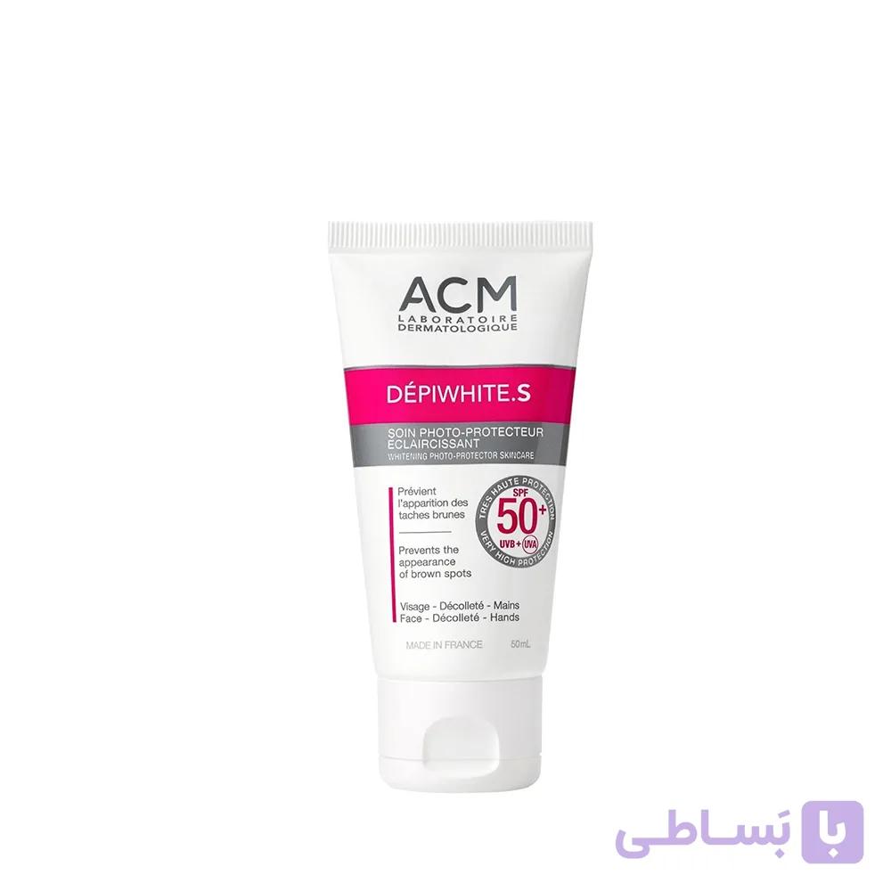 کرم ضد آفتاب و ضد لک دپی وایت اس ای سی ام +SPF 50 — تصویر 1