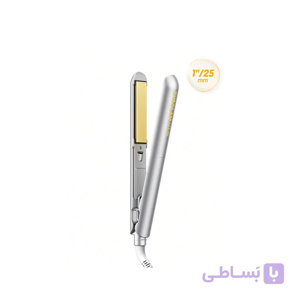 اتو و حالت دهنده مو شیگلم مدل Sleek Chic Insta-Heat سایز ۲۵ — تصویر 1