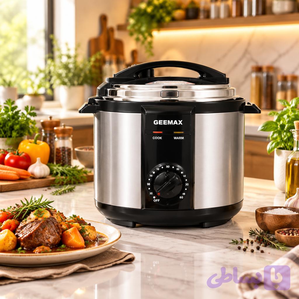 زودپز برقی جیمکس ۸ لیتر مدل GM304