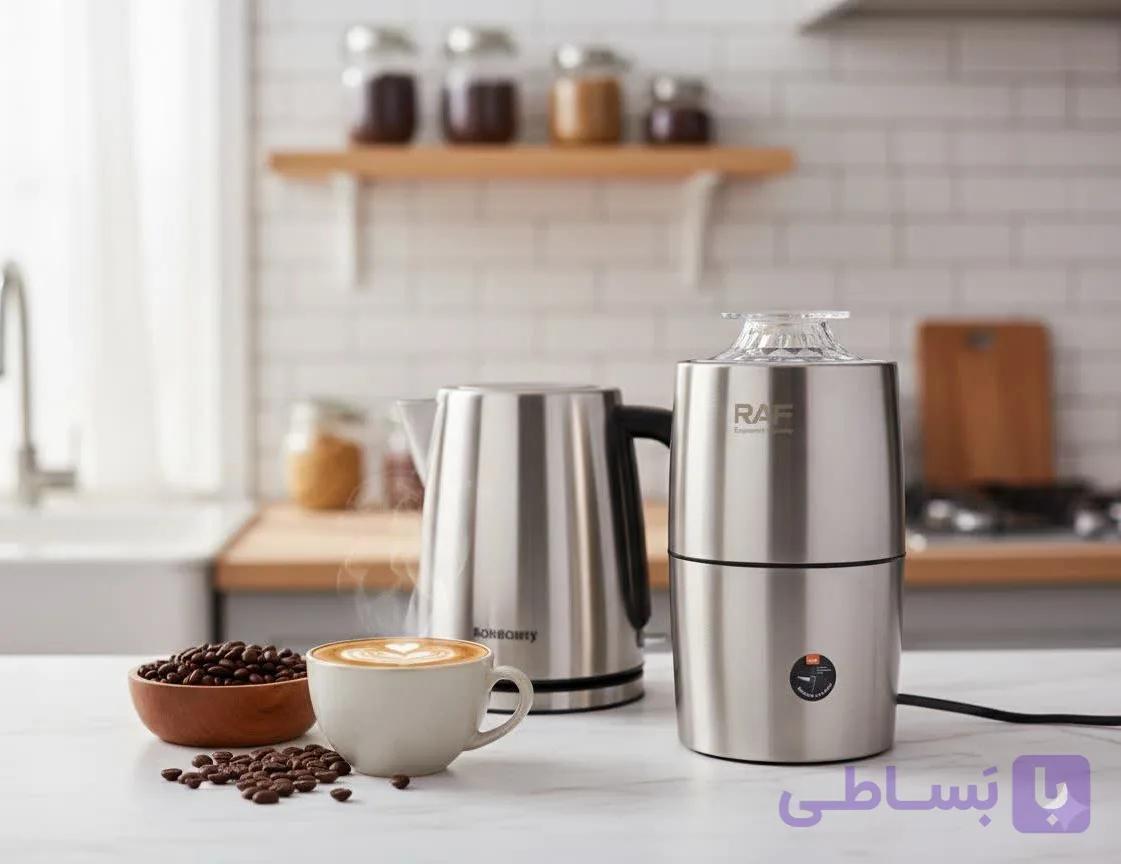 آسیاب برقی راف RAF مدل R.7120 | 150 وات، مخزن 100 گرمی و تیغه استیل