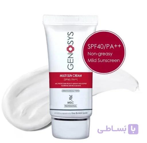 ضد آفتاب بی رنگ ژنوسیس GENOSYS — تصویر 1