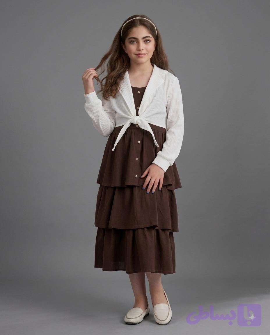 کت سارافون مدل گره ای