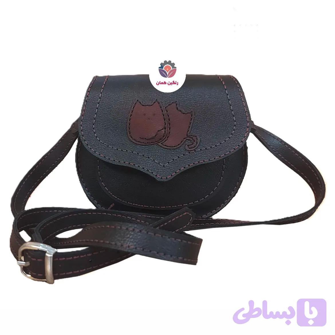 کیف دوشی چرمی گربه و پستچی