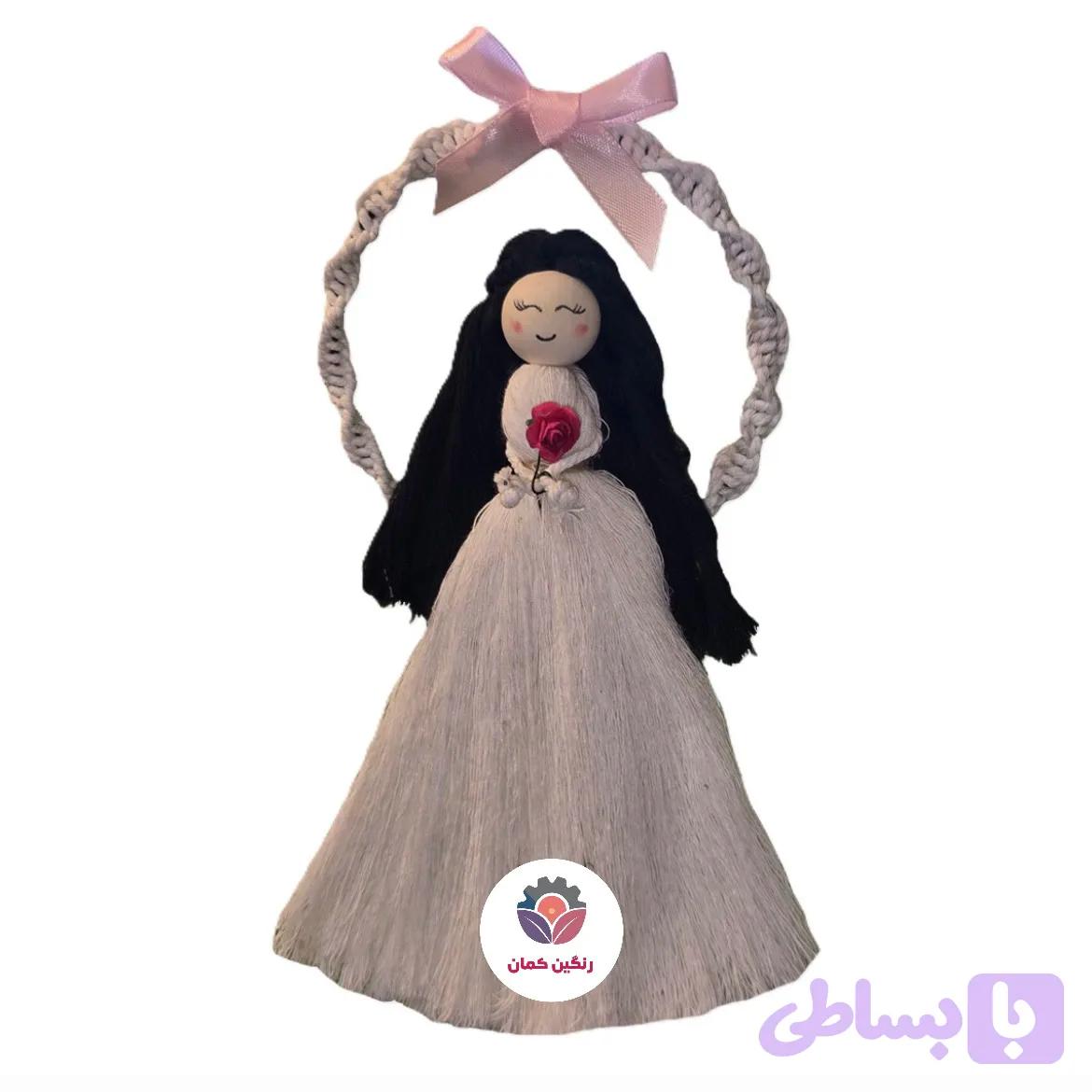 عروسک فرشته مکرومه