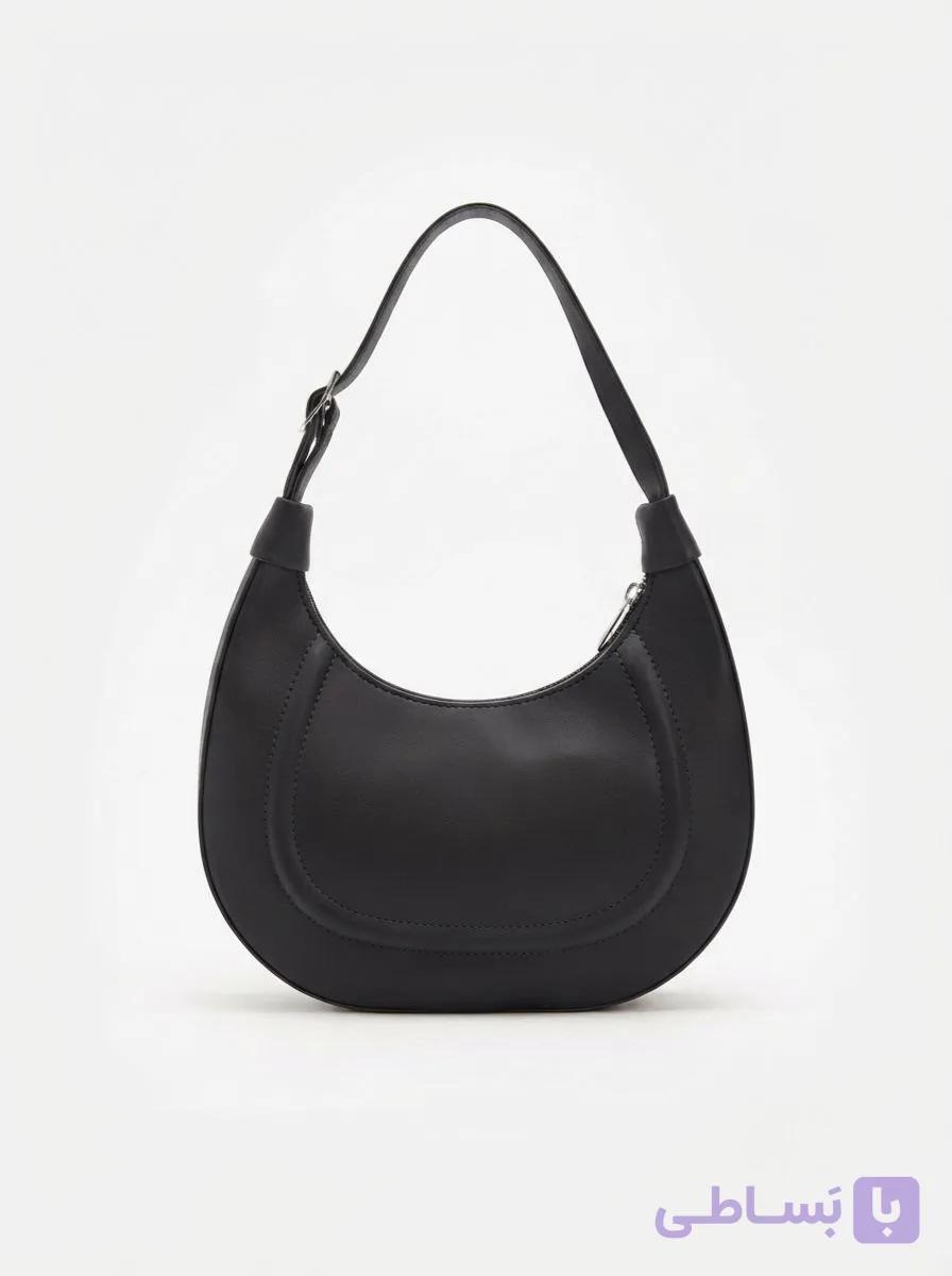 کیف دوشی هلالی شکل Hobo Crescent Bag مشکی