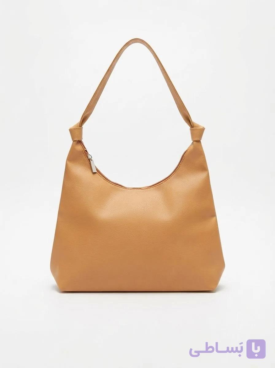 کیف دوشی کلاسیک  Hobo Bag عسلی