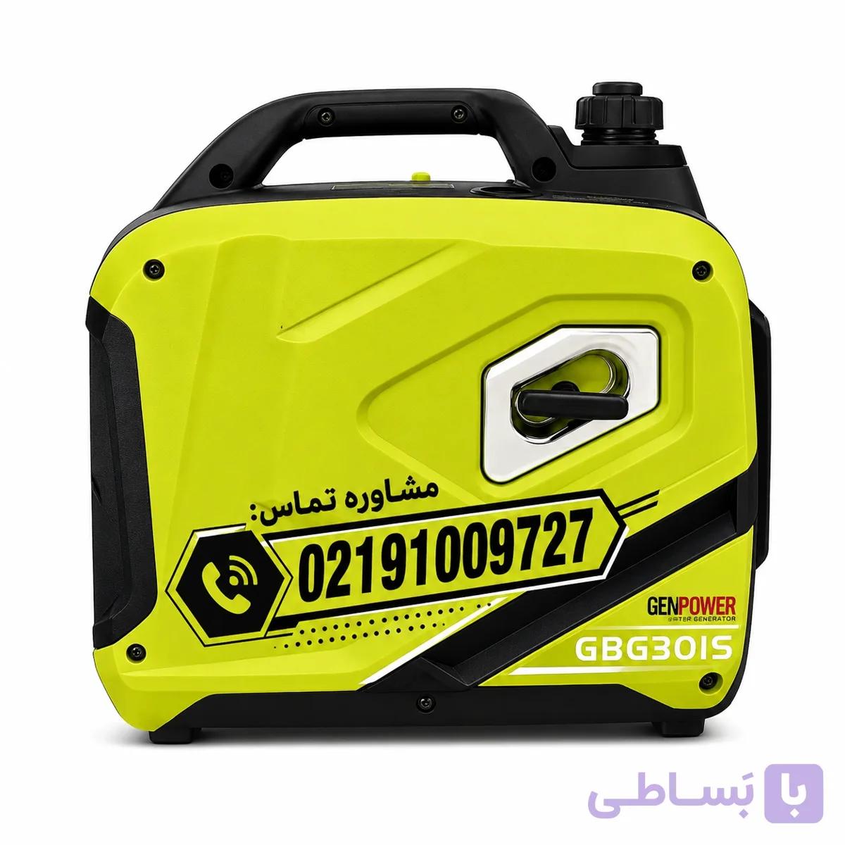 موتور برق کیفی 3 کیلووات جم پاور GBG 3015S | موتور برق سایلنت و قابل حمل — تصویر 1