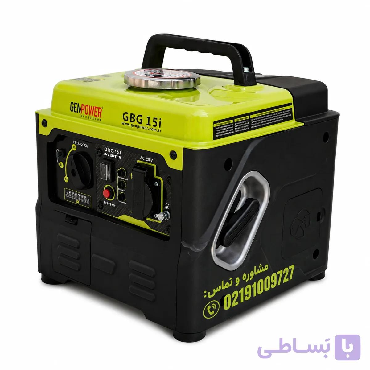 موتور برق کیفی جم پاور مدل GBG15i اینورتر 1.5 کیلووات — تصویر 1