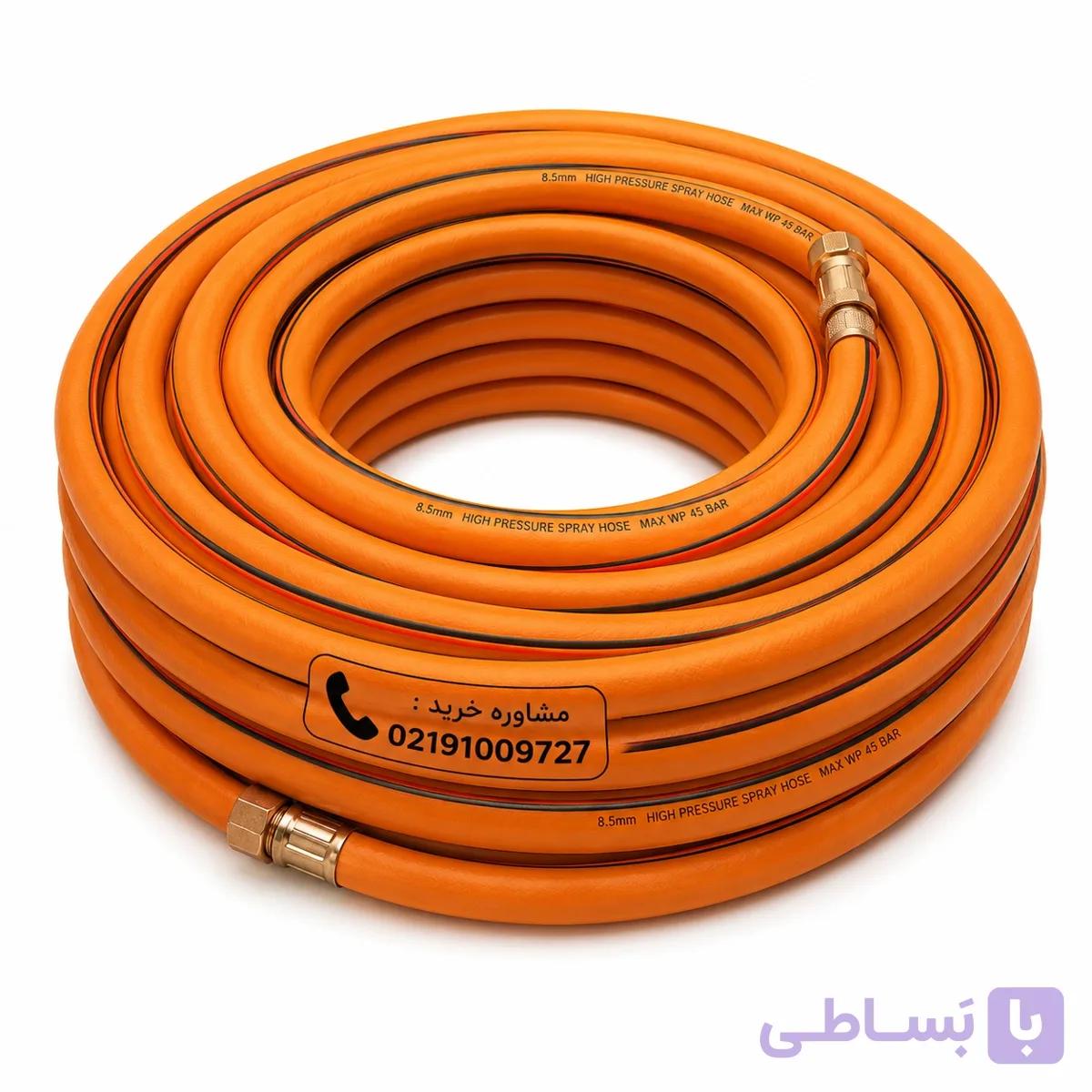 شلنگ سمپاش 50 یارد 120 بار نمره 8.5 — تصویر 1