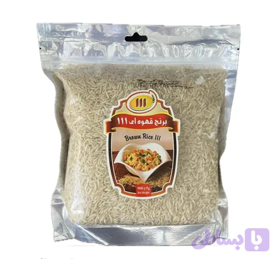 برنج قهوه ای ایرانی 111 – 900 گرم