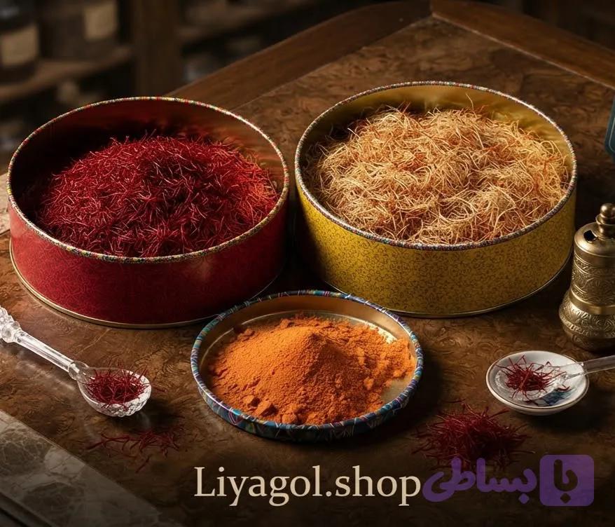 پودر زعفران خالص لیاگل یک مثقال