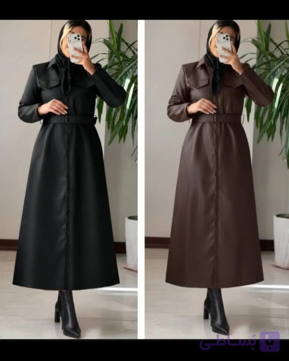 پالتو چرم بلند