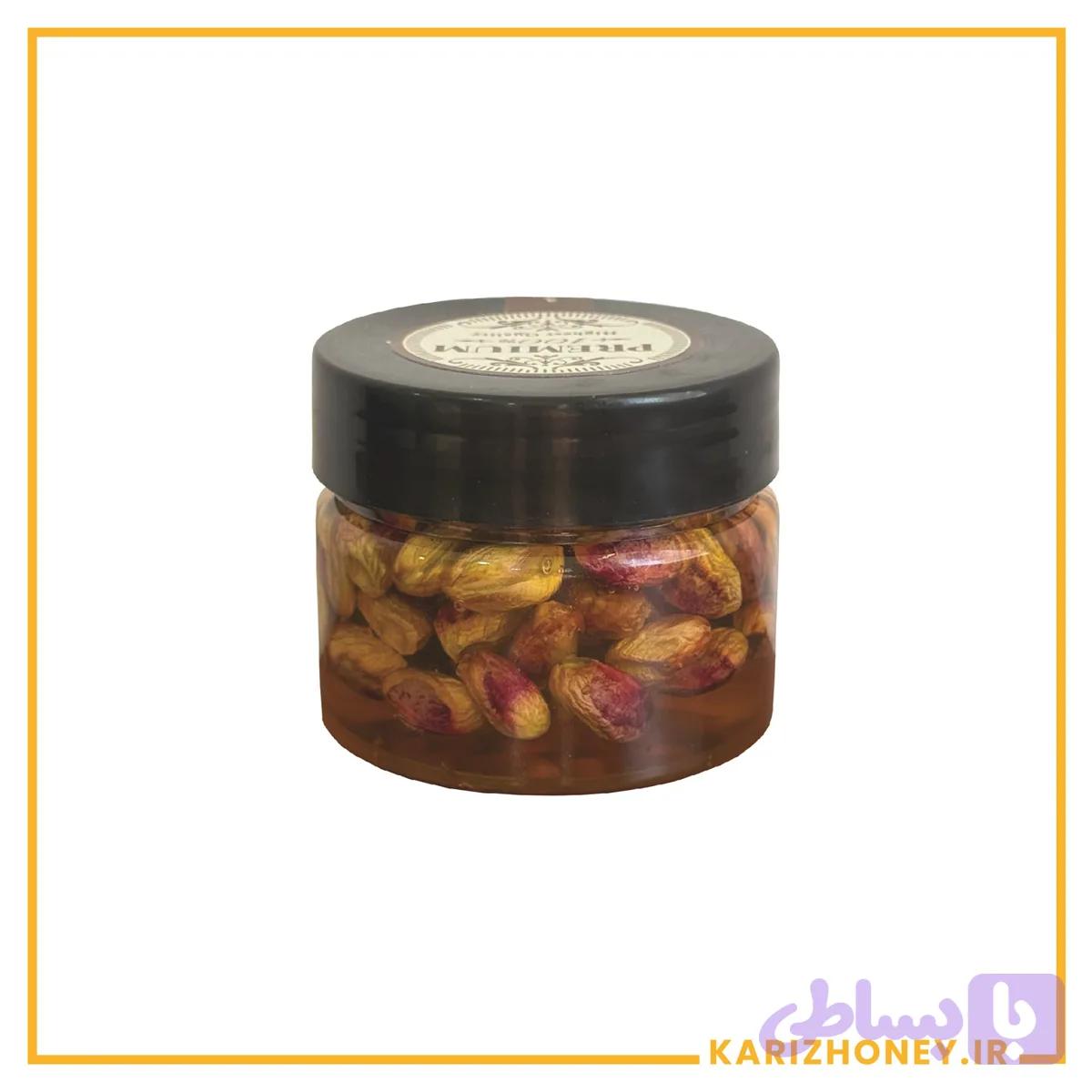 عسل با مغز پسته 250 گرمی
