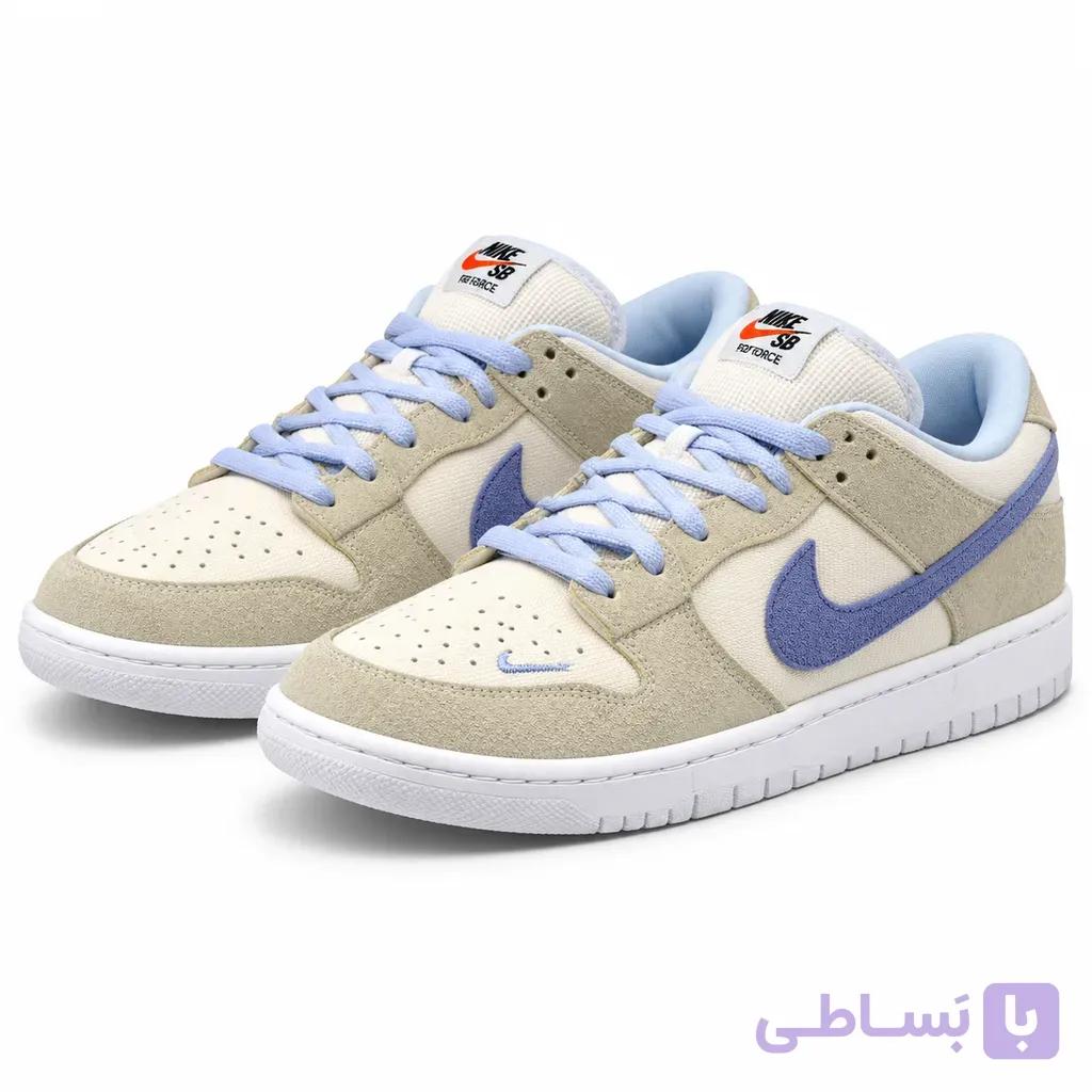 کتانی اسپرت نایک فورس ۵۸ (Nike SB Force 58) ترکیب جیر و چرم — تصویر 1
