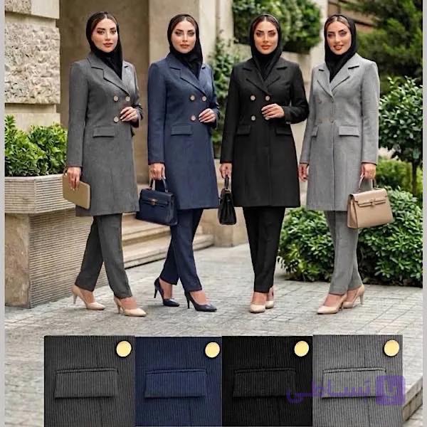 مانتو شلوار اداری مدل بیتا — تصویر 1