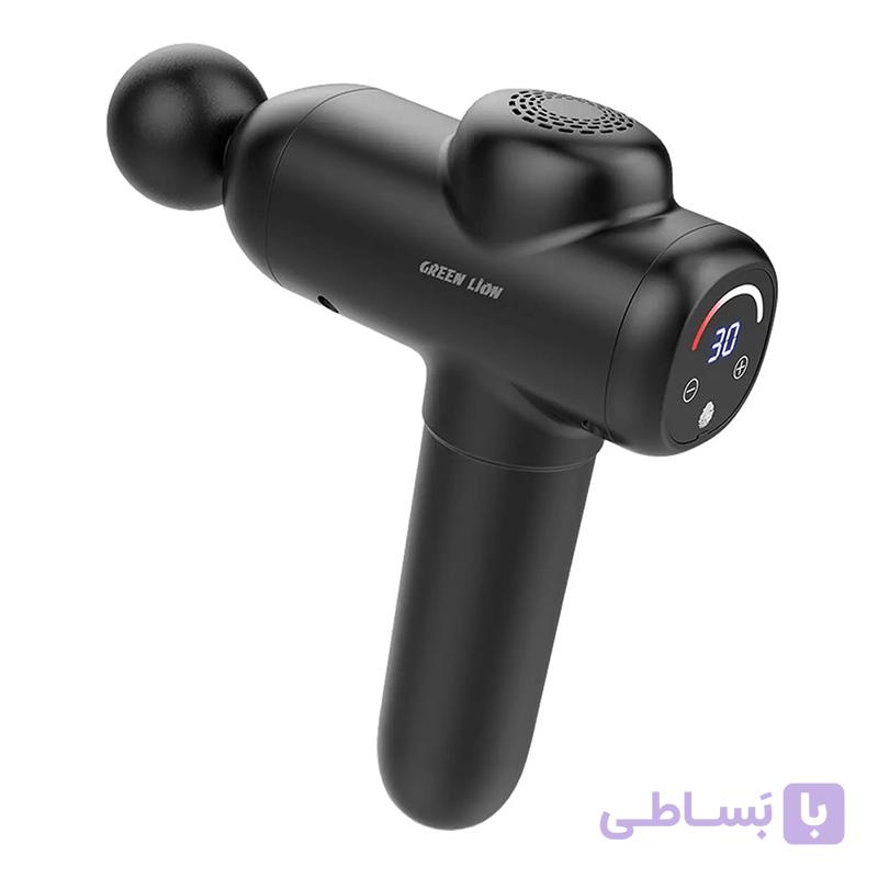 ماساژور تفنگی گرین لاین شارژی  Green Lion Wave Massager Gun GNWVEMASGUNBK — تصویر 1