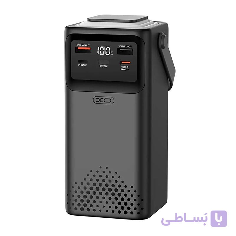 پاوربانک 50000 میلی آمپر ایکس او PR286 22.5w با کابل متصل و چراغ قوه — تصویر 1