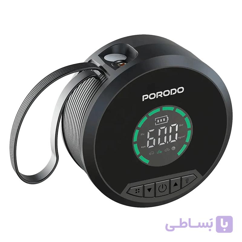 جامپ استارتر و پمپ باد خودرو پرودو Porodo Gagefit Power Bank & Jump Starter with Tire Inflator — تصویر 1