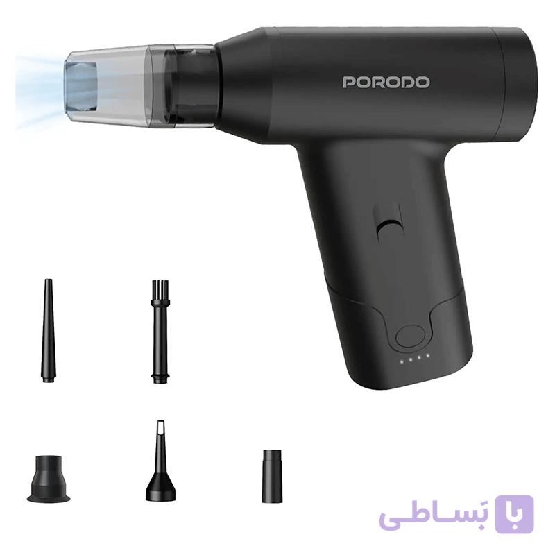 جت فن و جارو شارژی پورودو قابل حمل مکنده و دمنده  Porodo Dual Mode Air Duster & Vacuum PDLFST179 — تصویر 1