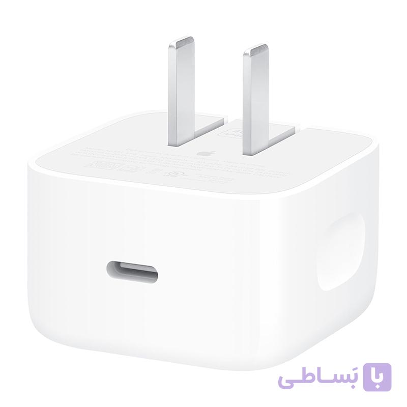 آداپتور  شارژر اورجینال۴۰ وات ۳ پین اپل Apple 40W Dynamic Power Adapter with 60W Max — تصویر 1