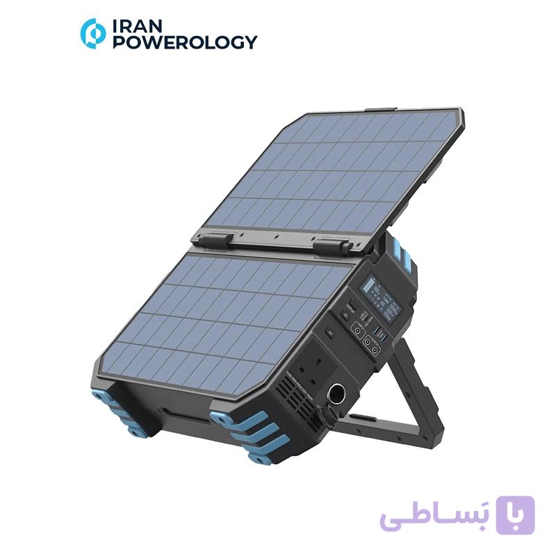 پاور استیشن و ژنراتور برق خورشیدی 1600 وات پاورولوژی Powerology Helio 1600W Portable Solar Power Generator PPBCHA1600BK — تصویر 1